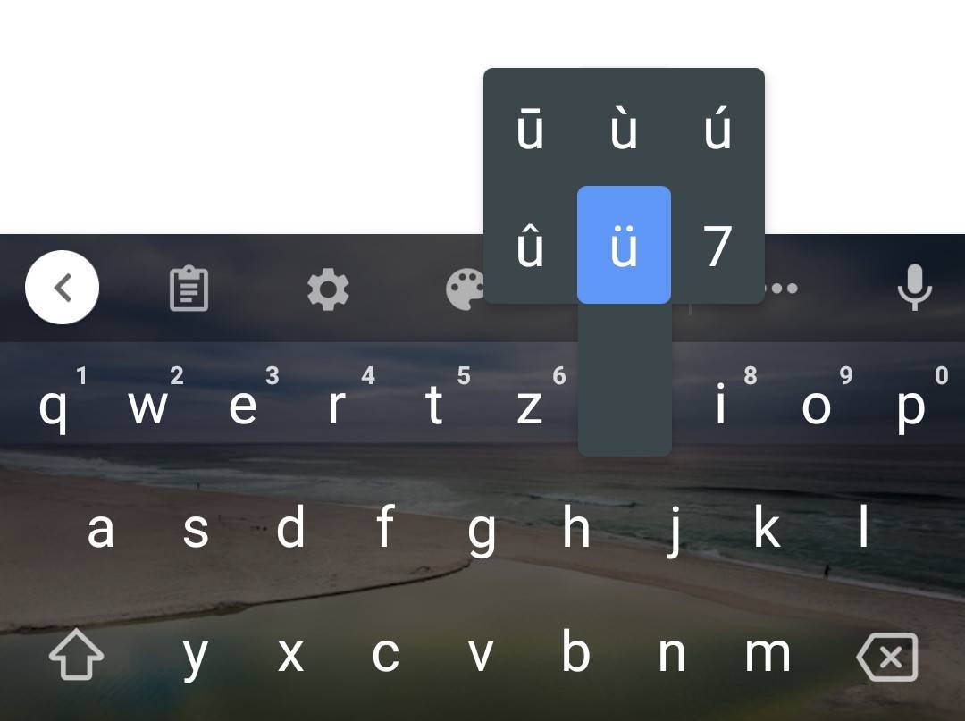 nemetskie umlauty na android klaviature