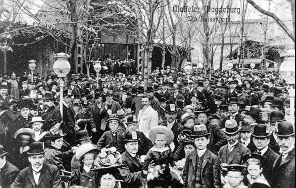 Первомайская демонстрация 1911 года в магдебургском Луизенпарк